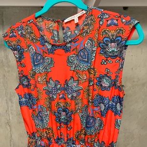 Floral Tea Length Dress